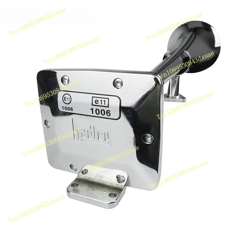 22Inch 19inch 150dB Truck Train Hadley Trumpet Sliver Air Horn Kit for Truck Train Bus Boat