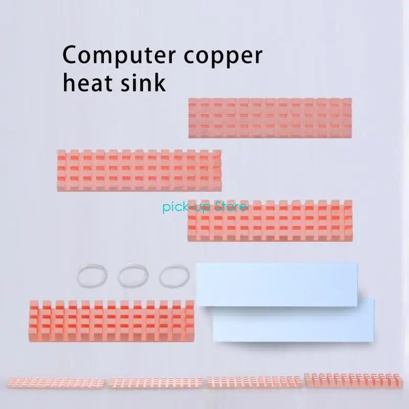 Q5WA النحاس M.2 2280 لوحة تبريد متانة Heathink من أجل تبديد حرارة فعال