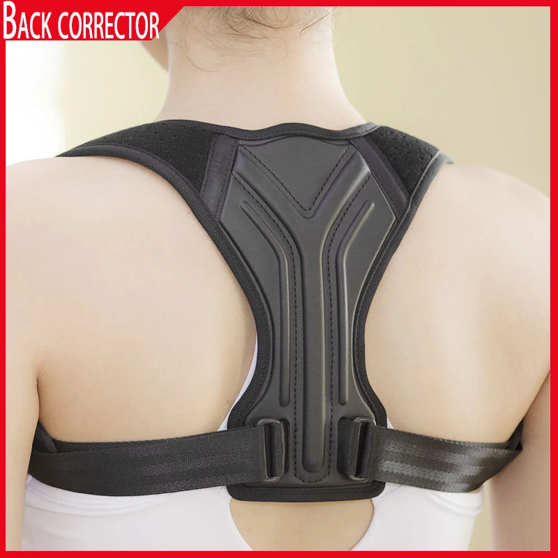 

Корректор спины, дышащий и регулируемый по высоте пояс для коррекции осанки для мужчин и женщин, подходит для фитнеса, езды на велосипеде