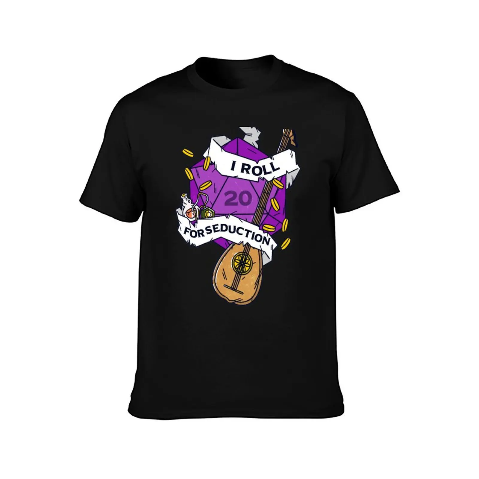 Tabletop RPG Bard - I Roll For Seduction T-Shirt Summer Holiday T-Shirt