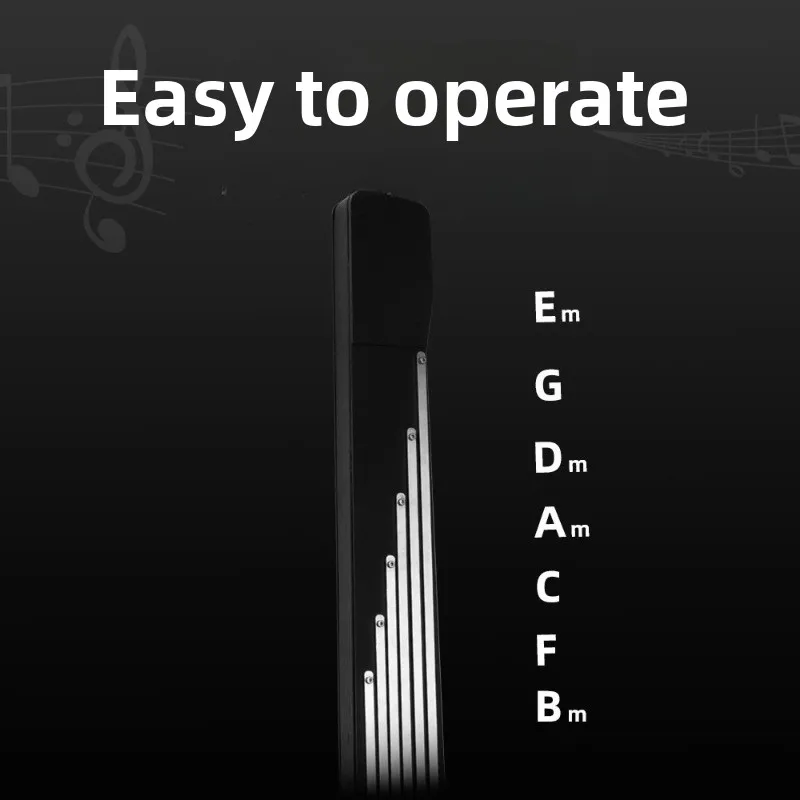 Intelligent Strumless Electric Guitar Automatic Singing Playing Beginner Silent Guitar Band Portable Accompaniment Instrument