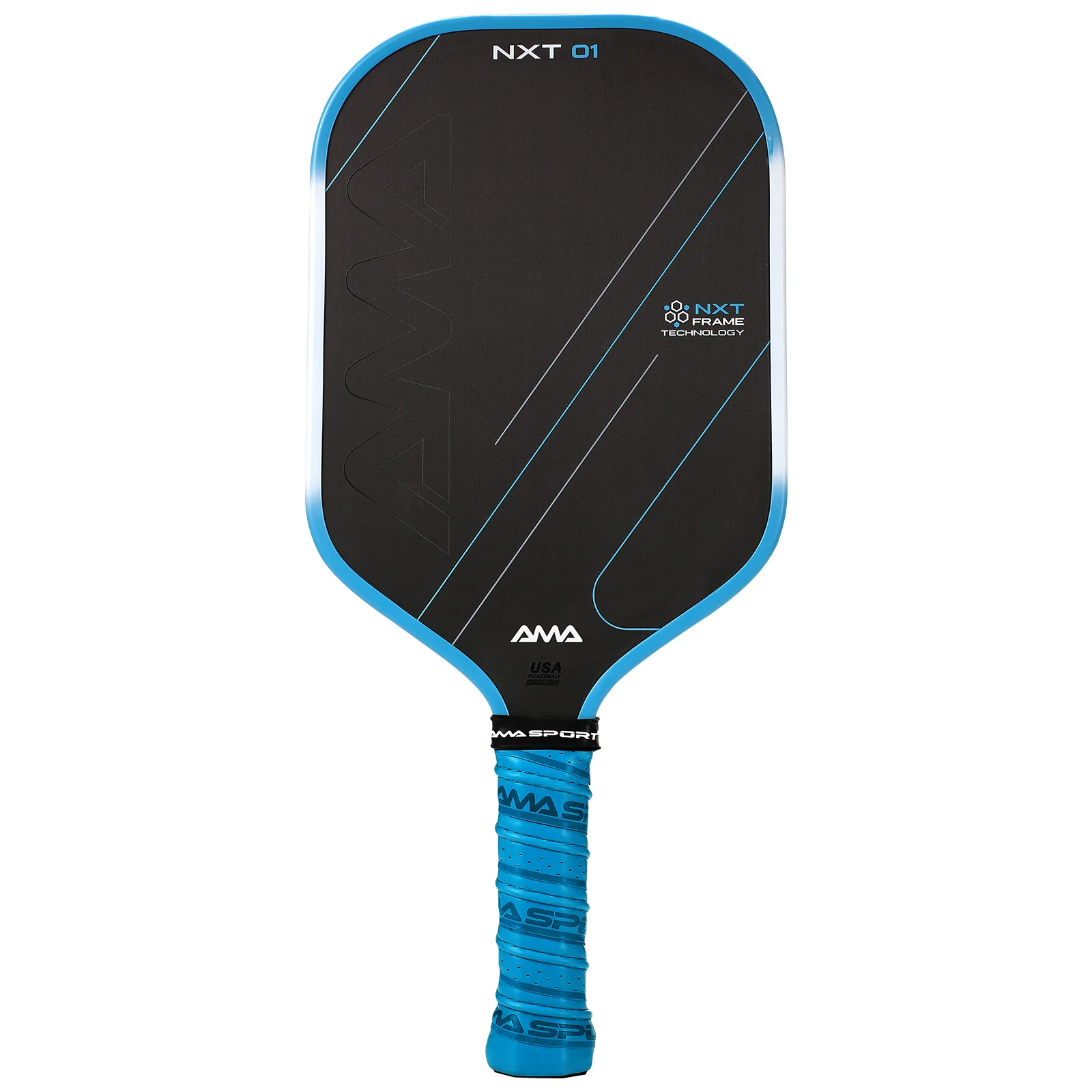 

AMASPORT USAPA Approved NXT01 Pickleball Paddle Thermoformed 18k Ultraweave Control Surface Pickleball Racket With PickleballBag