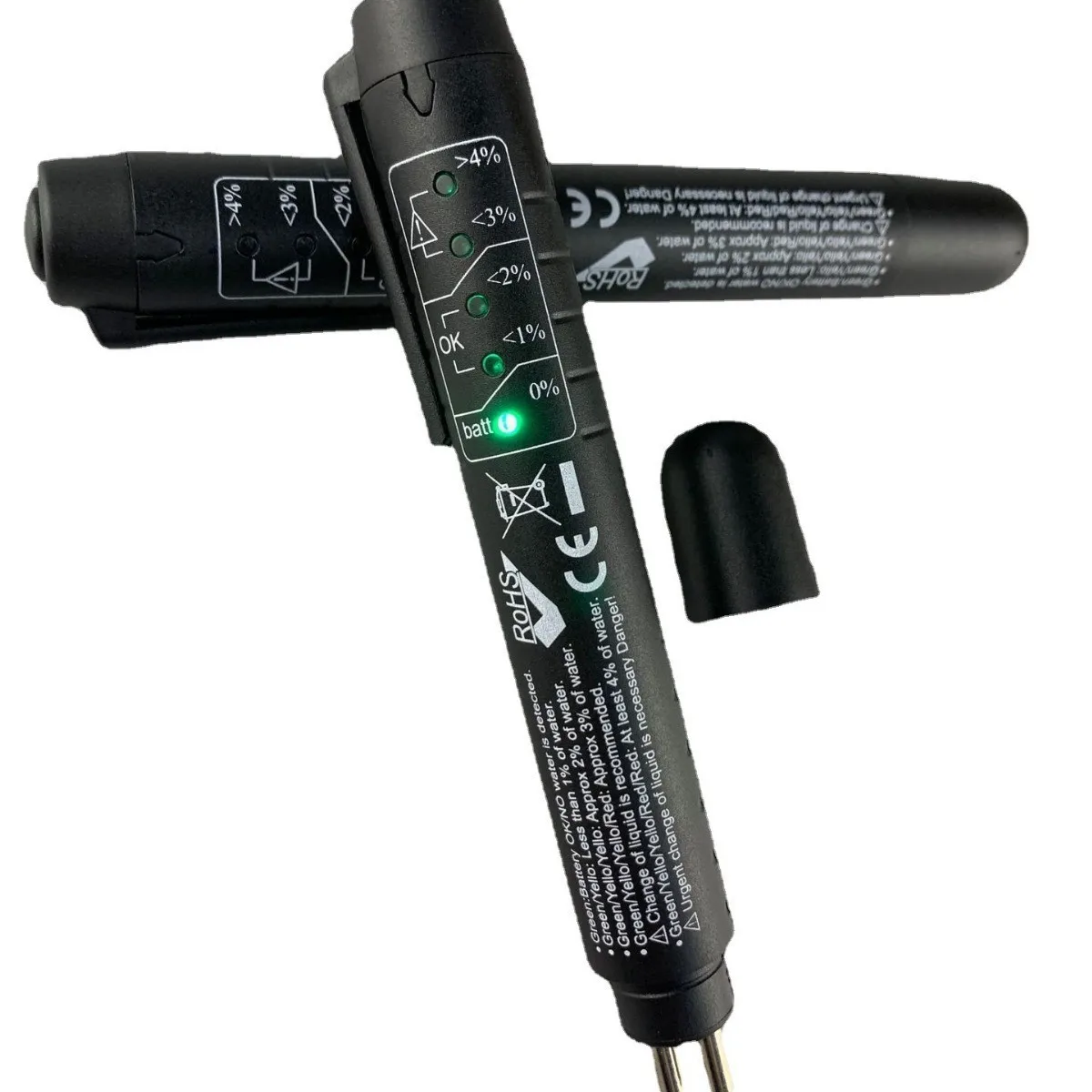 5 LED Brake Fluid Tester Pen DOT3 DOT4 DOT5, Car Brake Oil Moisture Water Content Detector Auto Brake System Diagnostic Test Too