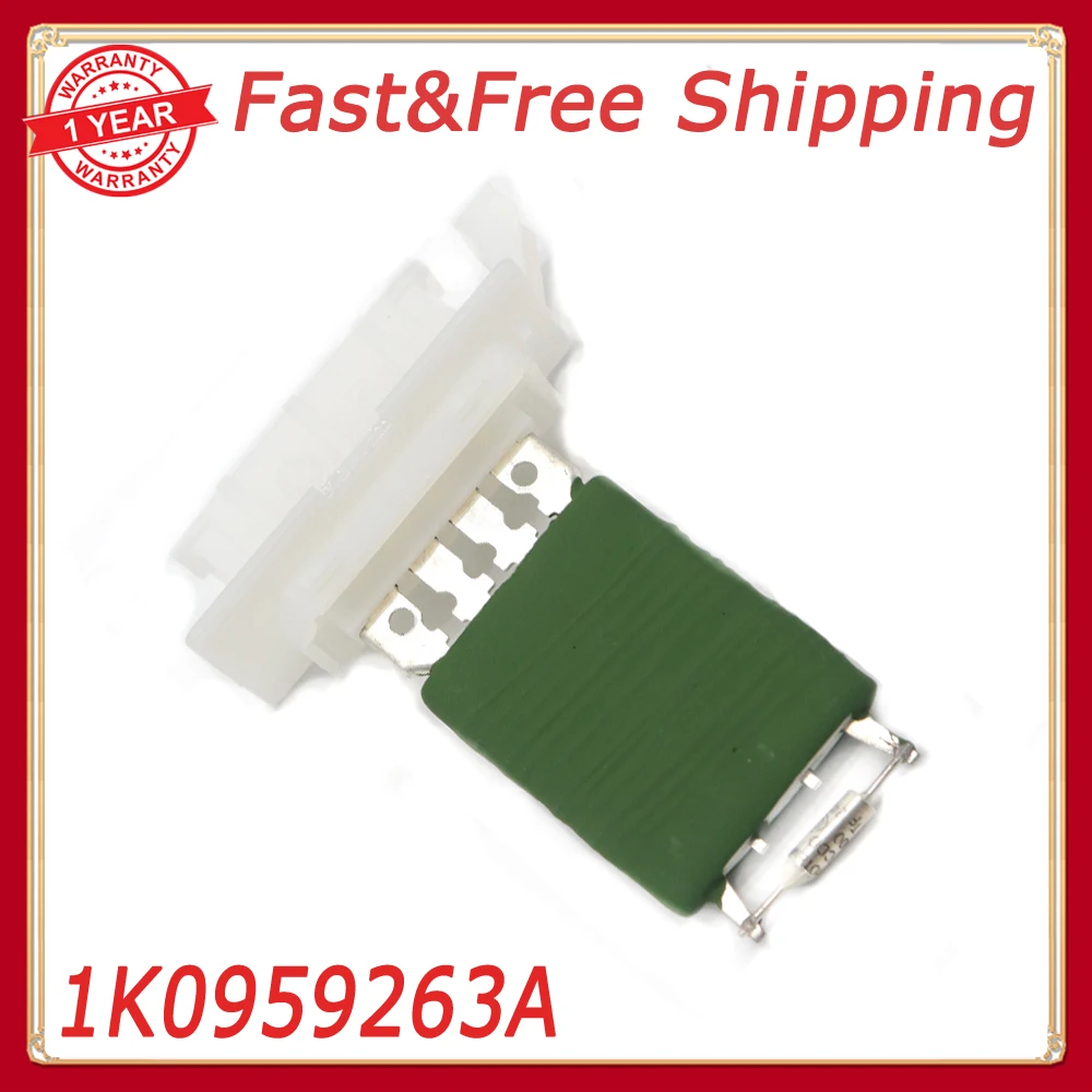 

Car HVAC Blower Motor Resistor 1K0959263A For VOLKSWAGEN BEETLE 2006-2019 BORA 2005-2010 GOLF 2010-2014