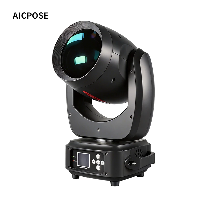 200W Moving Head Beam-Licht mit Zoom, 24 Prismen, 14 Musterblättern, 11 Farbrädern und Regenbogeneffekt, für DJ-Bühnen.