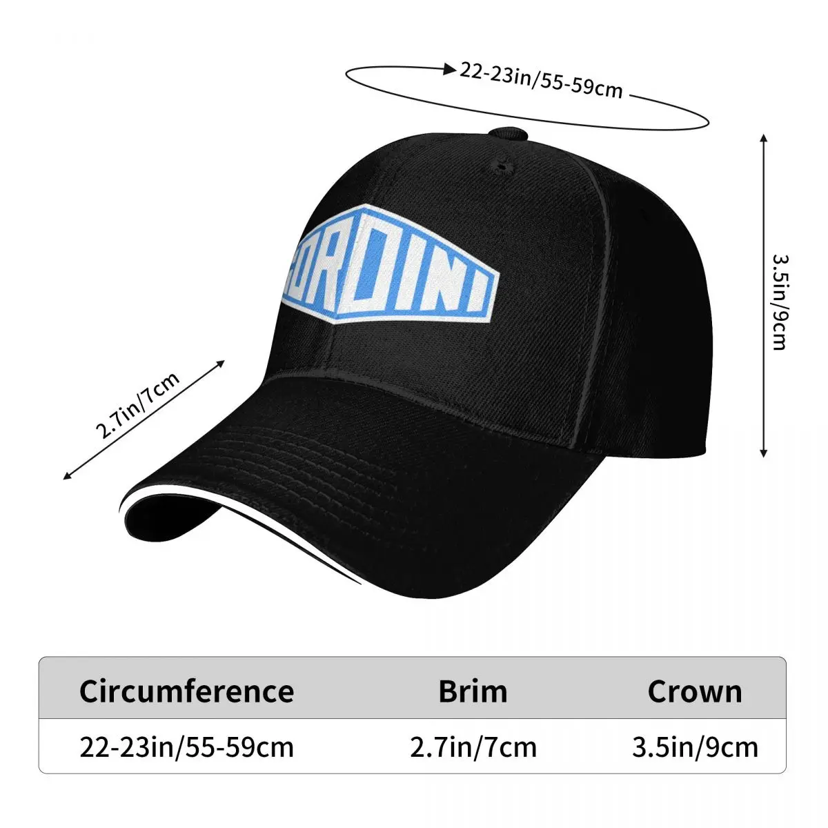 Classic Car Logos: Gordini Baseball Cap hats for men Visor Horse Hat Designer Man Women's