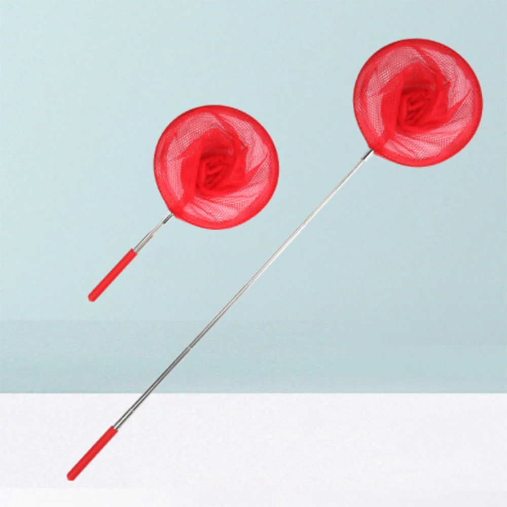 شبكة صيد قابلة للسحب للأطفال في الهواء الطلق على شكل فراشة اليعسوب شبكة من الفولاذ المقاوم للصدأ قابلة للطي من النايلون شبكات الهبوط