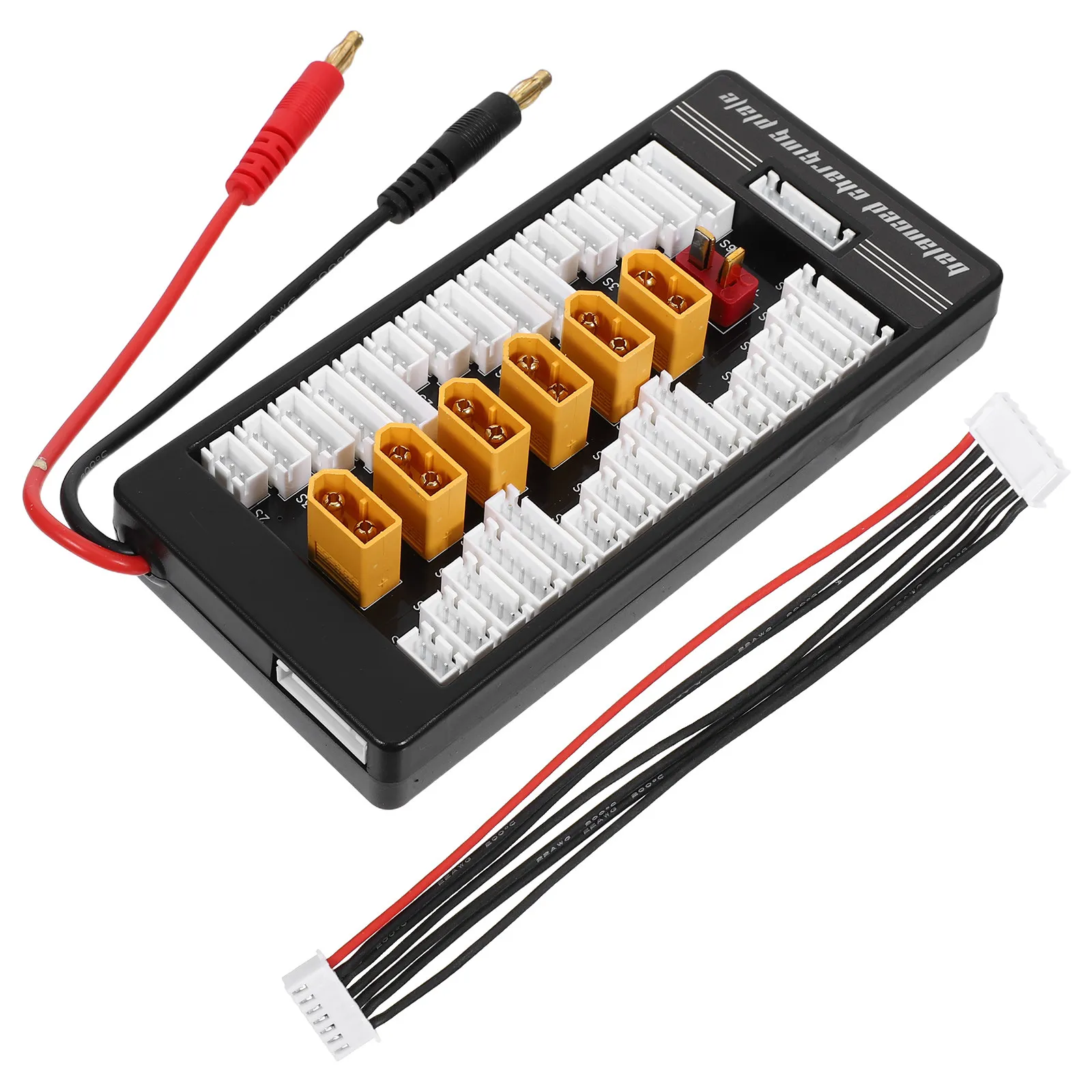 

Плата для параллельной зарядки литиевых аккумуляторов, стабильный разъем, быстрый зарядный хаб, совместимый с XT60, для RC квадрокоптеров и LiPo аккумуляторов