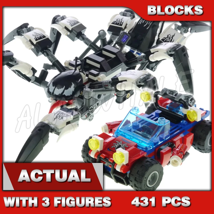 

431pcs Super Fighter Revenger Monstrous Spider Crawler Evil Carnage Buggy 11502 Building Blocks Toy Compatible With Model