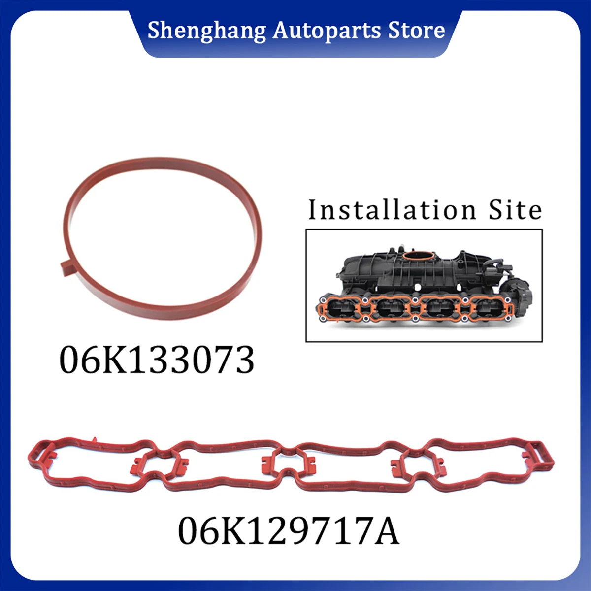 Intake Manifold Gasket For VW Arteon Atlas Beetle Golf Jetta Passat Tiguan EA888 MK3 06K129717A 06K129717C 06K133073 06K 133 073