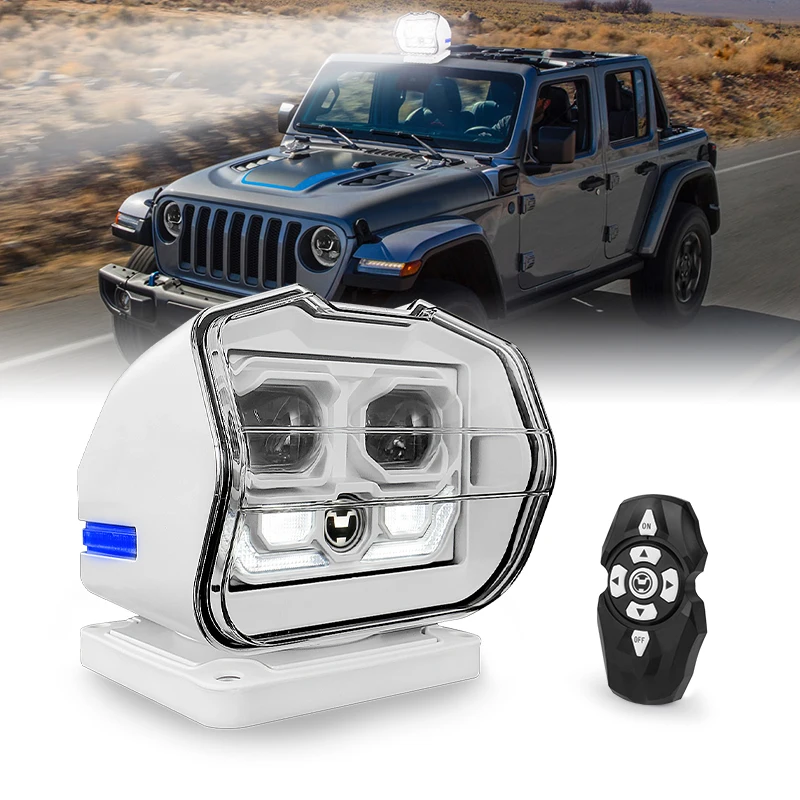 White 360 Degree Magnetics Working Lamp With Remotes Searching Lights Led Work Light Search Light Boat