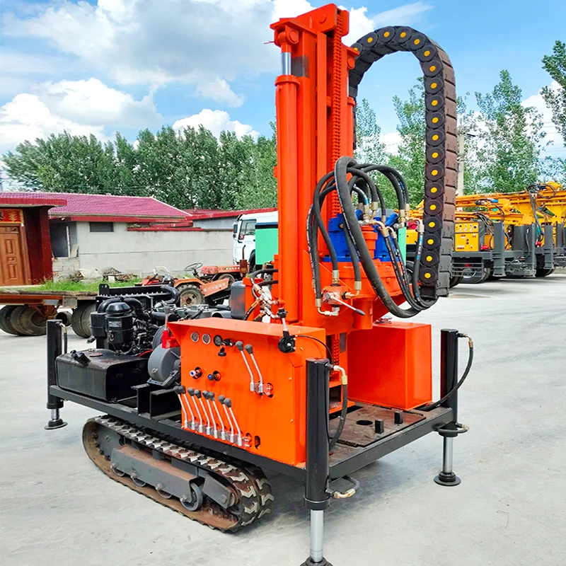 

Customized 200m Water Well Hydraulic Drill Rig with High Torque Rotary Head