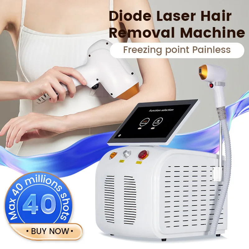 White Diode Laser Device Powerful 3000w Machine Laser Diode Epilator Hair Removal Professional  tri Diode 808 755 1064nm