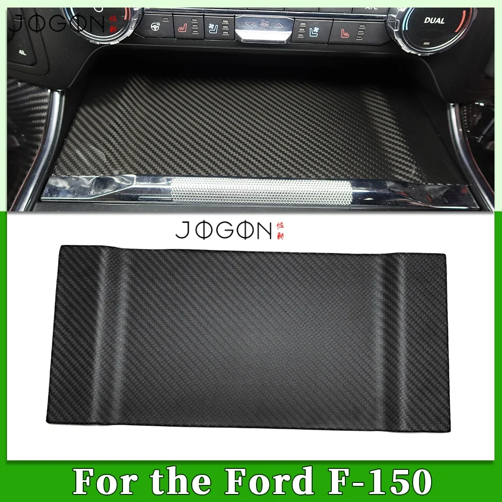 

For Ford F150 Raptor R 2021-2025 Carbon Car Interior Central Console Gear Shift Panel Wireless Charging Cover Trim Accessories