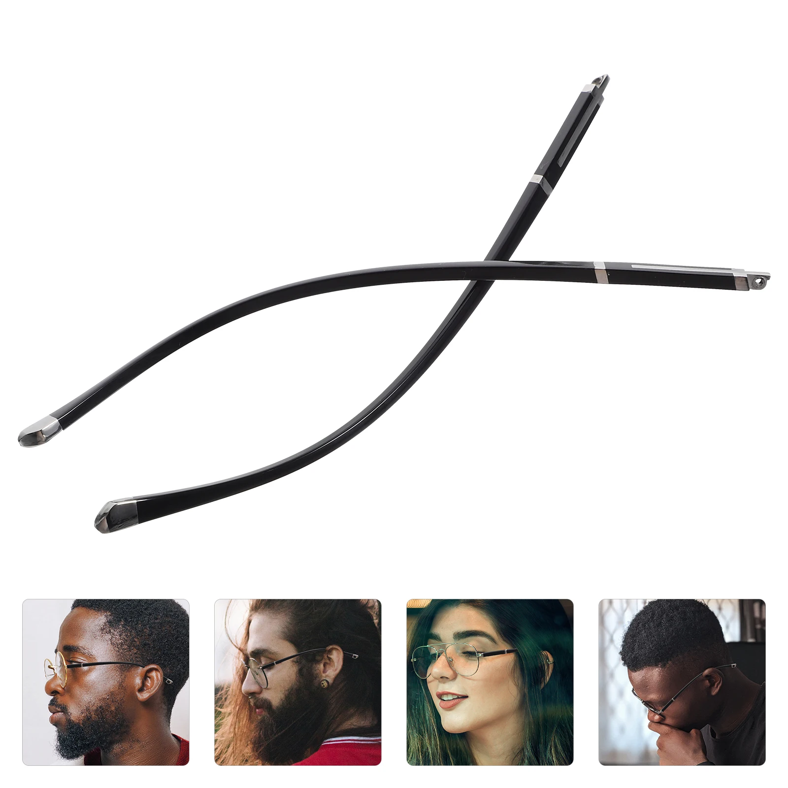 

Eyeglass Arm Replacement Universal Glasses Parts Sunglasses Temple Accessories Repair Broken Legs Wear Resistant Stylish Design