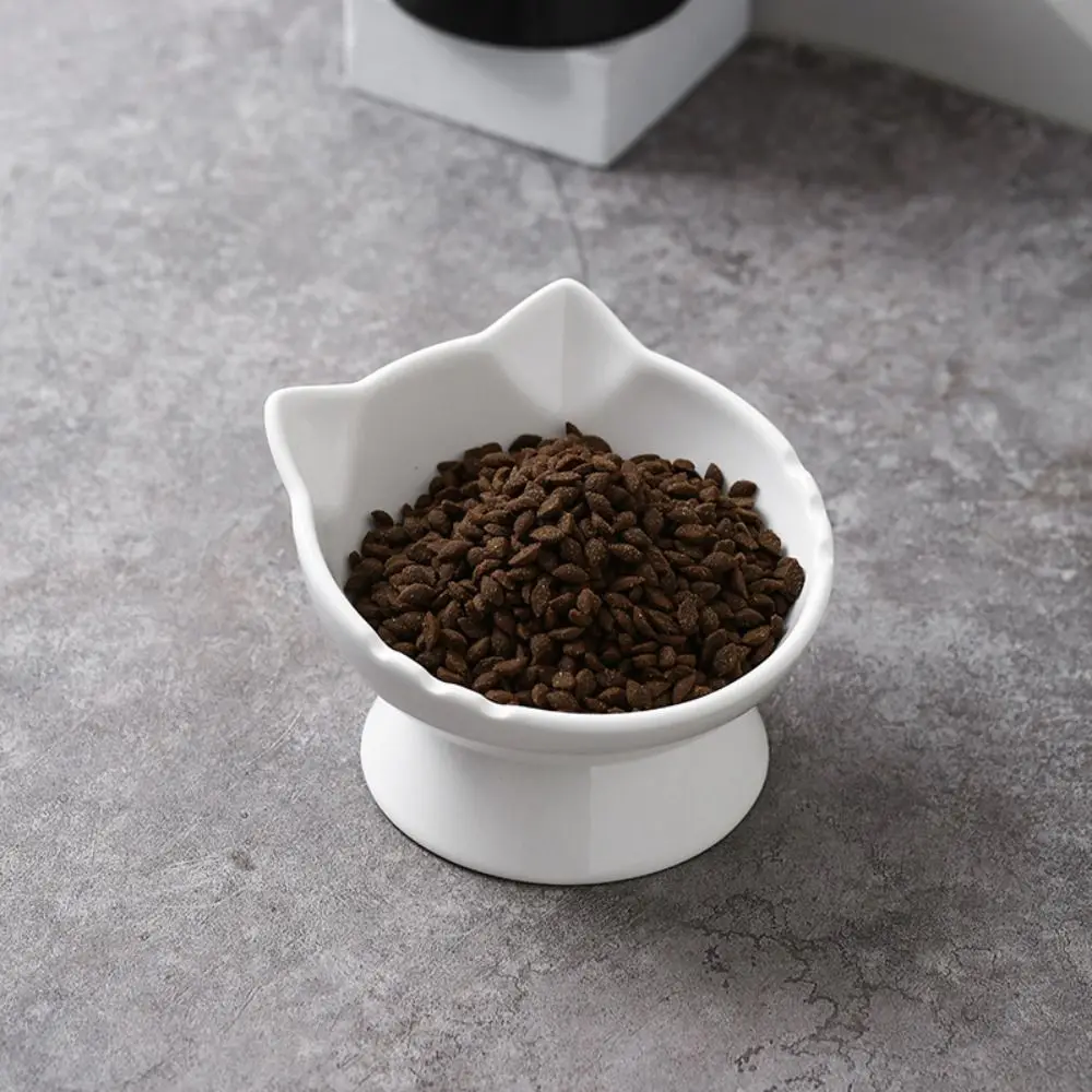 Anti Knock Ceramic Cat Bowl Creative Cute Dog Food Feeding Basin Multi-use Non-slip Pet Drinking Feeder Kitten Puppy