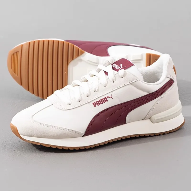 

Puma Red Logo Бежевые кроссовки R78 Повседневная обувь Мужская обувь Женская обувь 39925014