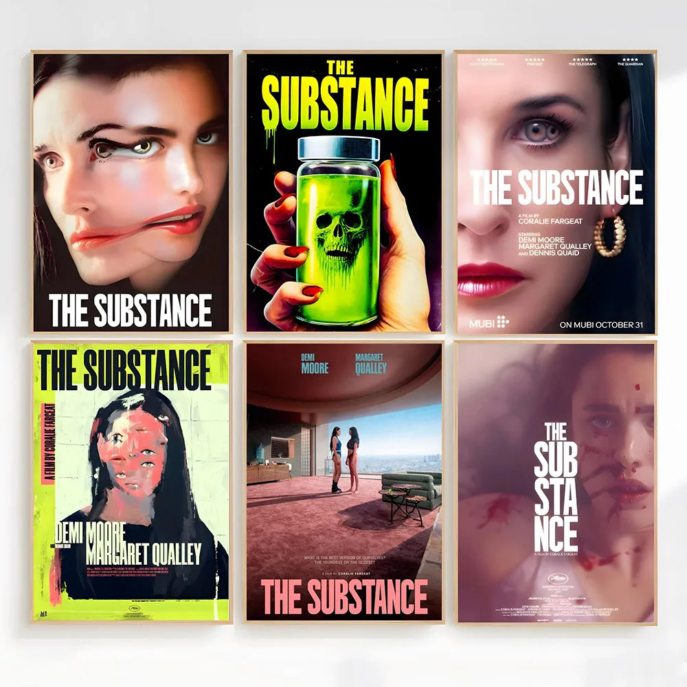 2025 جديد المشارك الحديثة الرعب الإثارة Satire فيلم المادة طباعة حائط لوح رسم الفن صور غرفة المنزل ديكور حديث #3