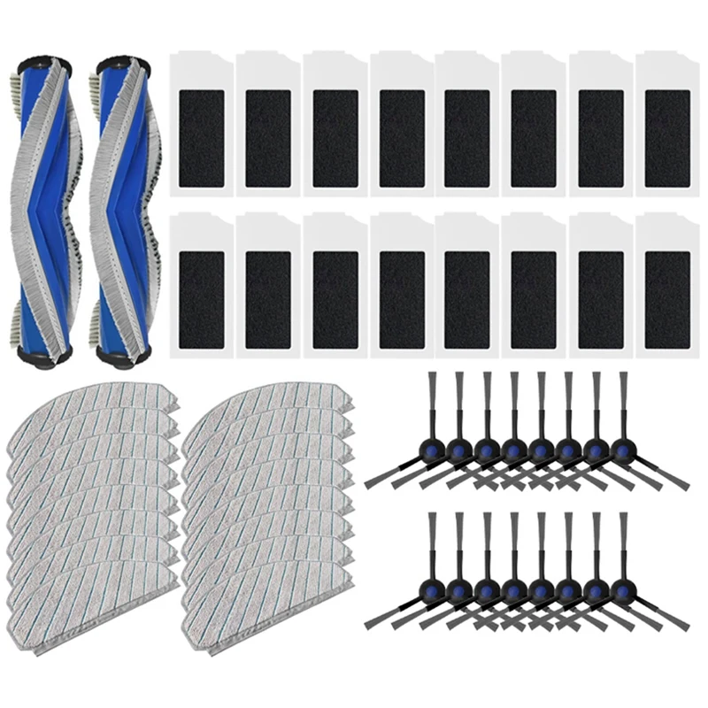 

B01C-For ECOVACS DEEBOT N20 / N20 PLUS / N20 PRO PLUS Main Side Brush Hepa Filter Mop Cloth Accessories Replacement Parts