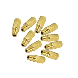 Keihin FCR OKO KOSO PE PWK 카브레타 육각 오토바이 메인 인젝터 깍지, 10 개 팩
