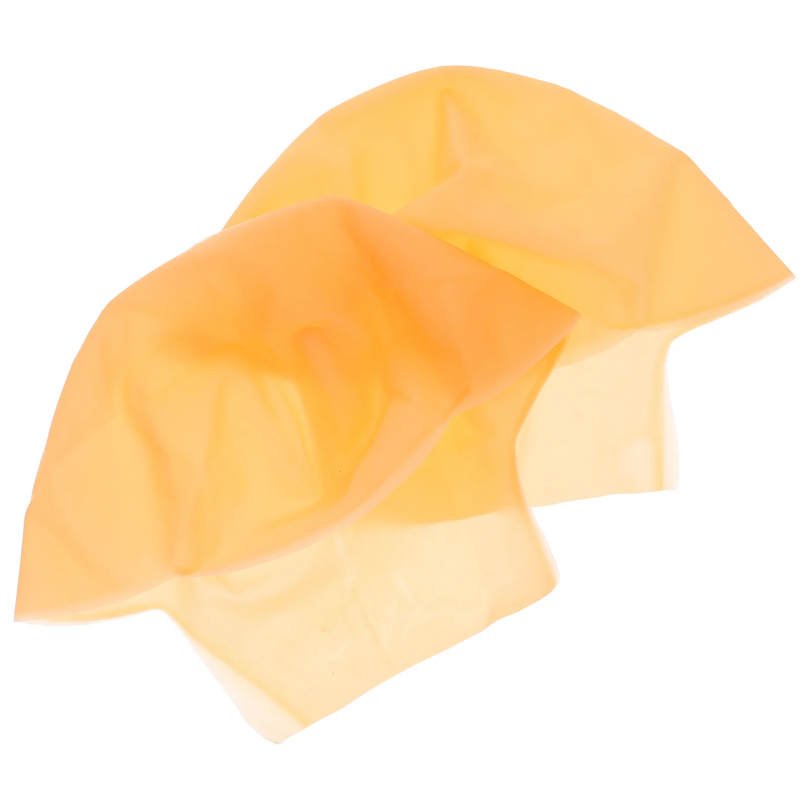 

2 Pcs Children's Heads Has Bald Cap for Man Adults Clown Costume Caps Halloween Emulsion Kids