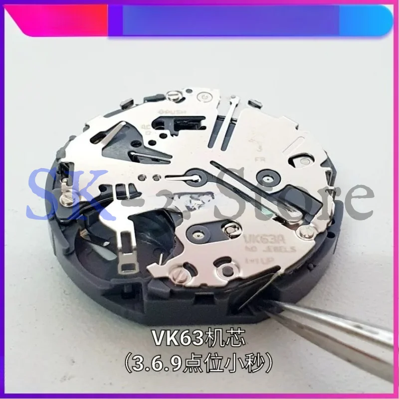 Japanese imported quartz movement VK63 24-hour 3 o'clock calendar multi pin multifunctional watch sports accessories