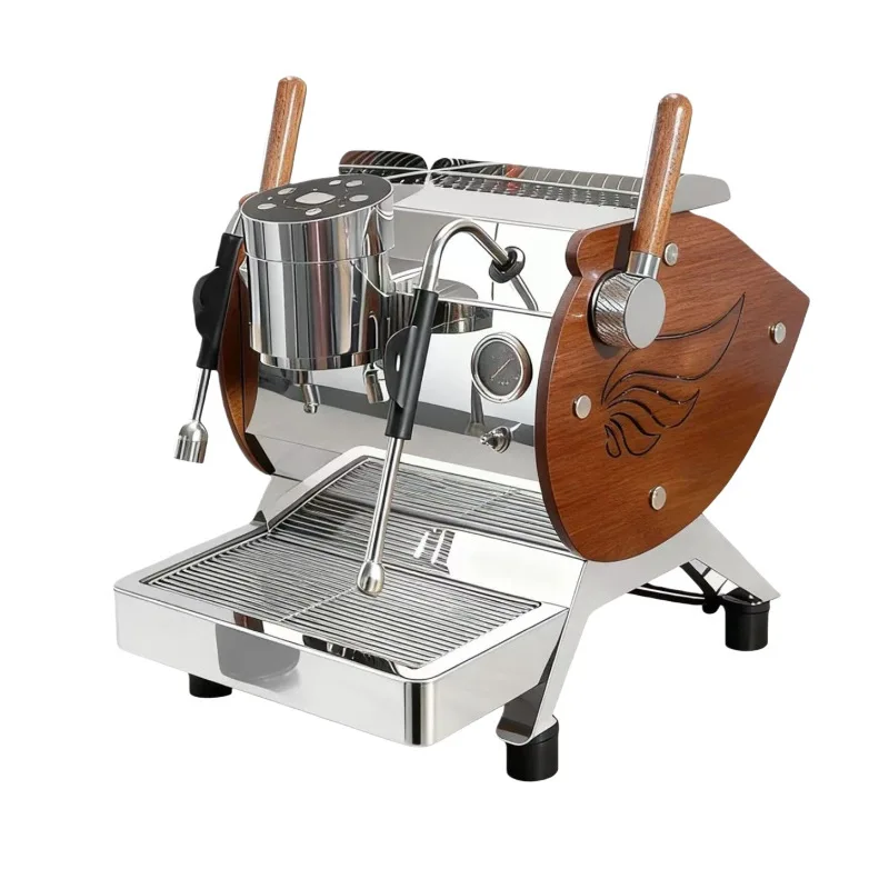 Commercial semi-automatic coffee machine, single-head espresso professional cafe equipment