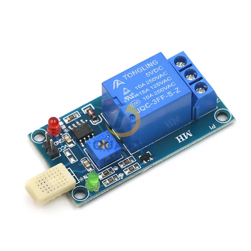 HR202 DC 5V 1 Channal 1CH Humidity Sensor Switch Relay Module Control Board Humidity Sensor Module forArduino