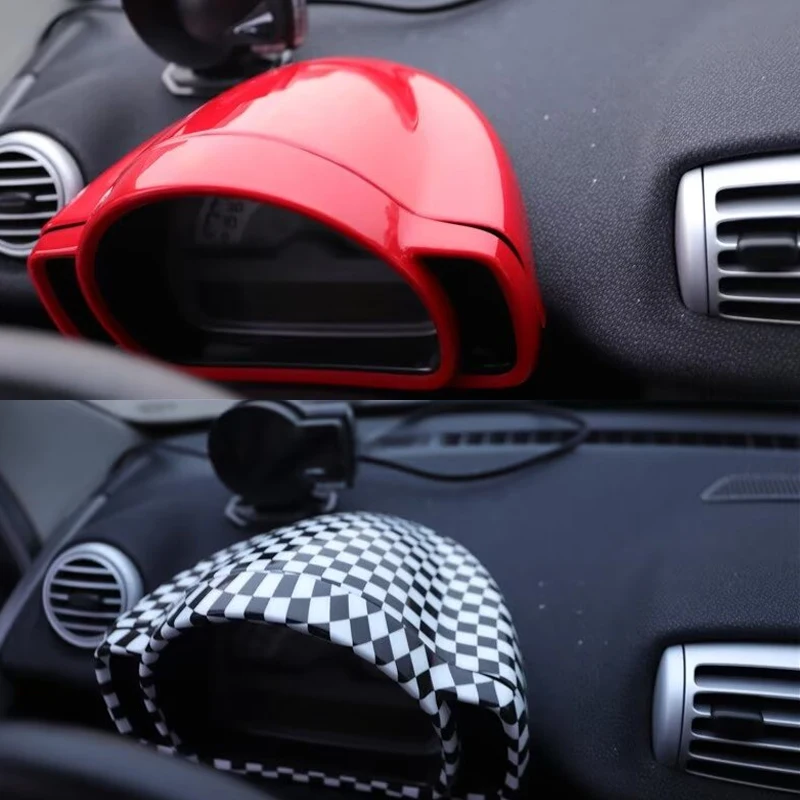 For Smart Brabus 451 Fortwo Car Dashboard Frame Instrument Circle Decorative Sticker Car Interior Modification Accessories