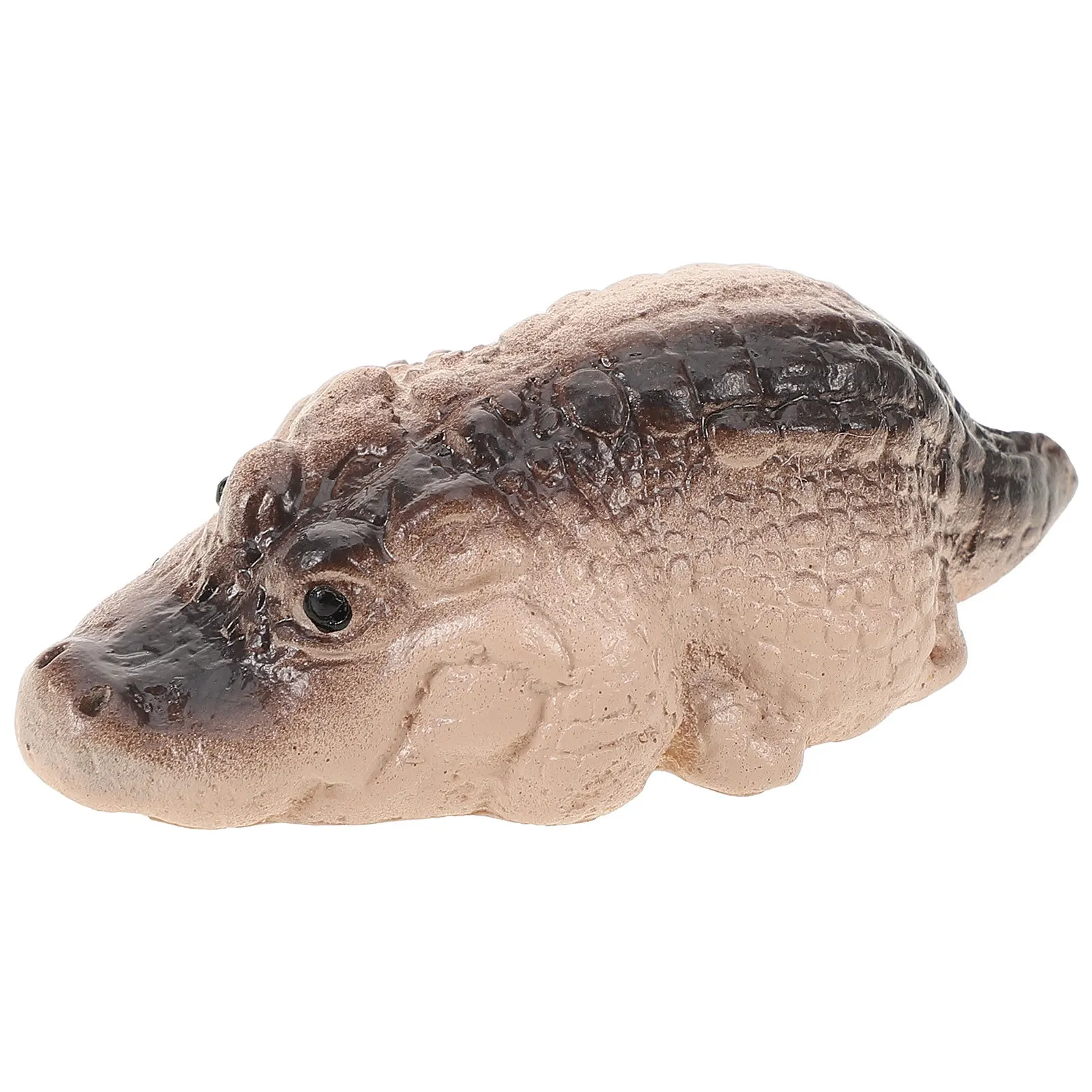 

Unique Crocodile Tea Pet Mini Statue Exquisite Craftsmanship Durable Resin Interior Design Highlight Tea Pet Mini Statue