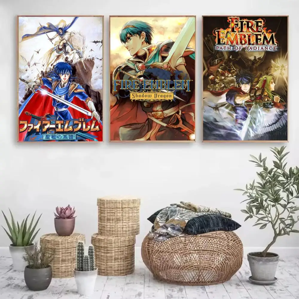 Game F-Fire emblem Poster Paper Print Home Living Room Bedroom Entrance Bar Cafe Art Painting Decoration