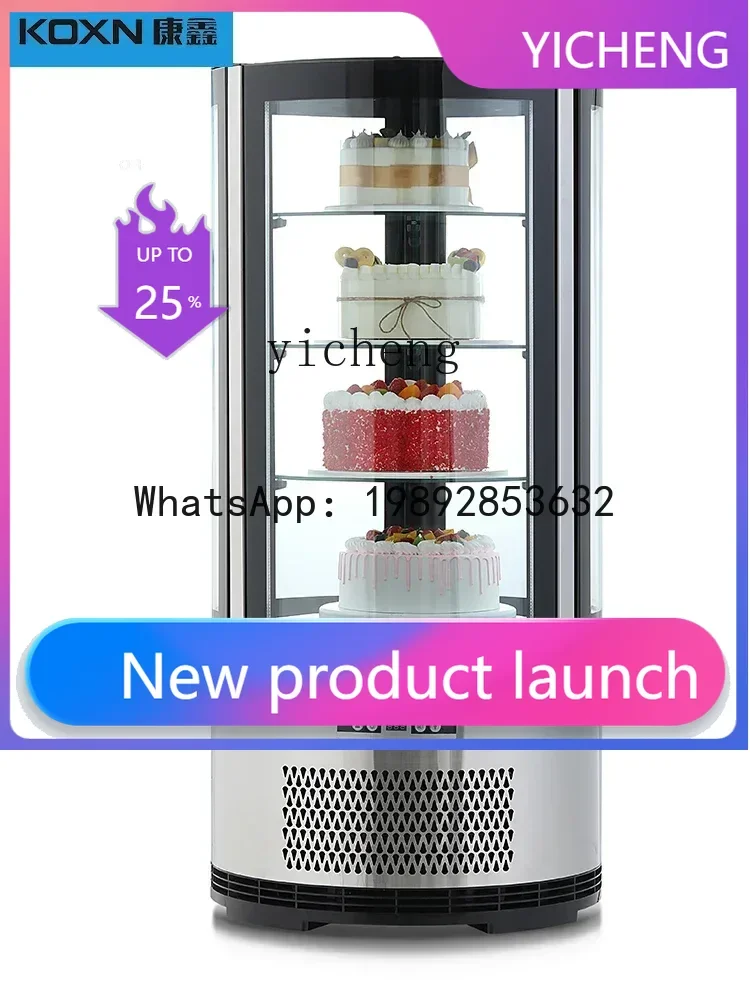 

Display Cabinet Commercial Refrigerated Cake Counter Fresh-Keeping Vertical Dessert Cabinet Supermarket Beverage