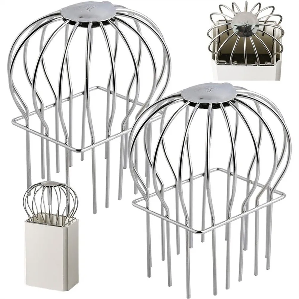Stainless Steel Rain Gutters Roof Guard Filters Gutter Protector Square Downspout Guard For Roof Patio Drains