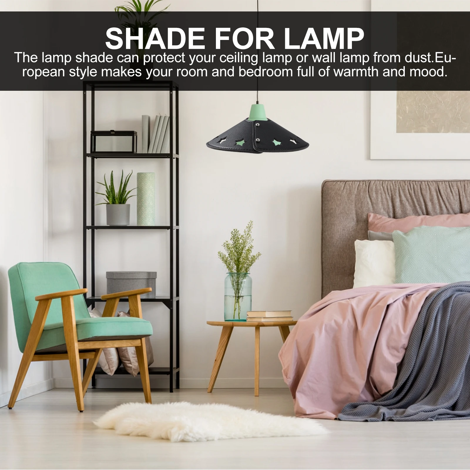 

Lamp Shade Premium Quality for Bedroom Living Room Decorative Light Cover Warm Atmosphere Chandelier Shade for Wall
