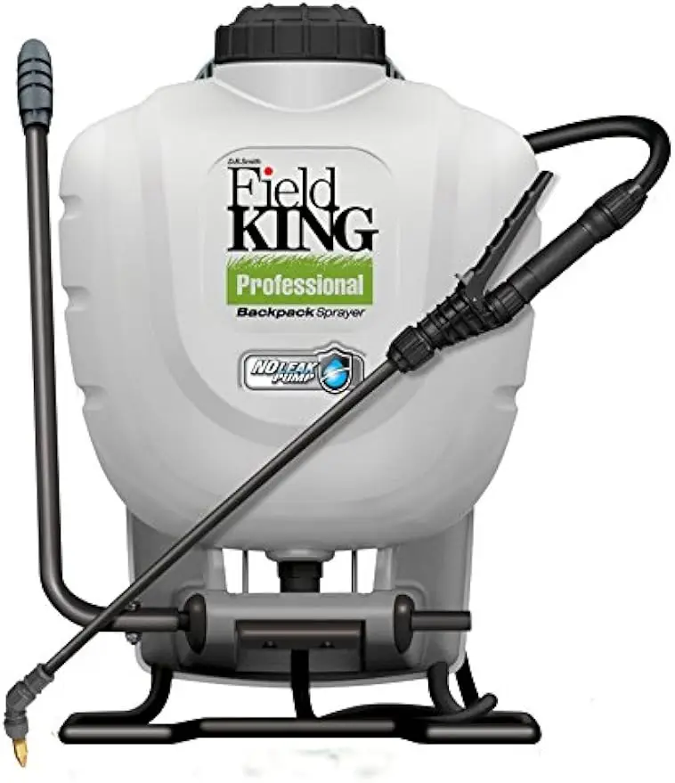 

4 Gallon Backpack Sprayer with Internal No-Leak Pump, 150 PSI Pressure, Includes 6 Nozzles for Versatile Use