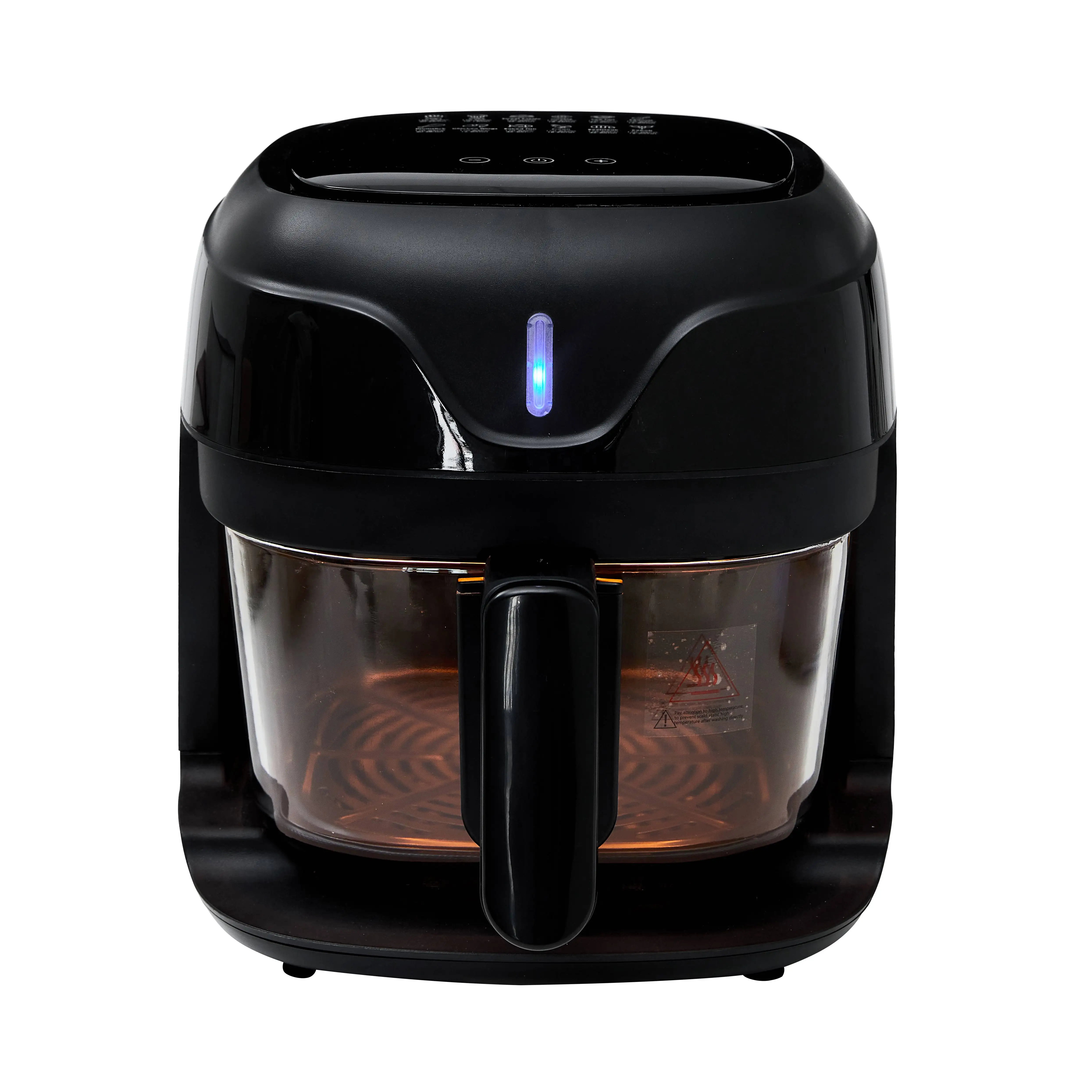 

High Borosilicate Glass 5 Liters 1200W Smart Electric Digital Display Toaster Smokeless Energy Saving Oven air Fryer