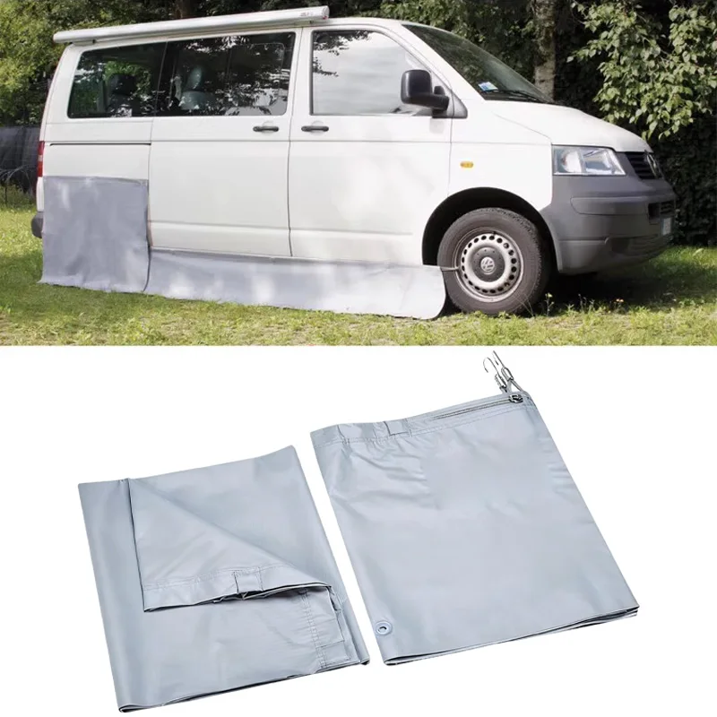 

Для VW T5 T6 Тент для кемпера, юбка и магниты, крышка колесной арки, боковой плинтус для кемпера, фургона
