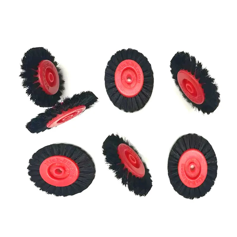 10pcs Best Quality Circular Brush Wheel SM102 CD102 SM74 SM52 feeder hard brush wheel Od 60Mm Id 8Mm size 60*8mm