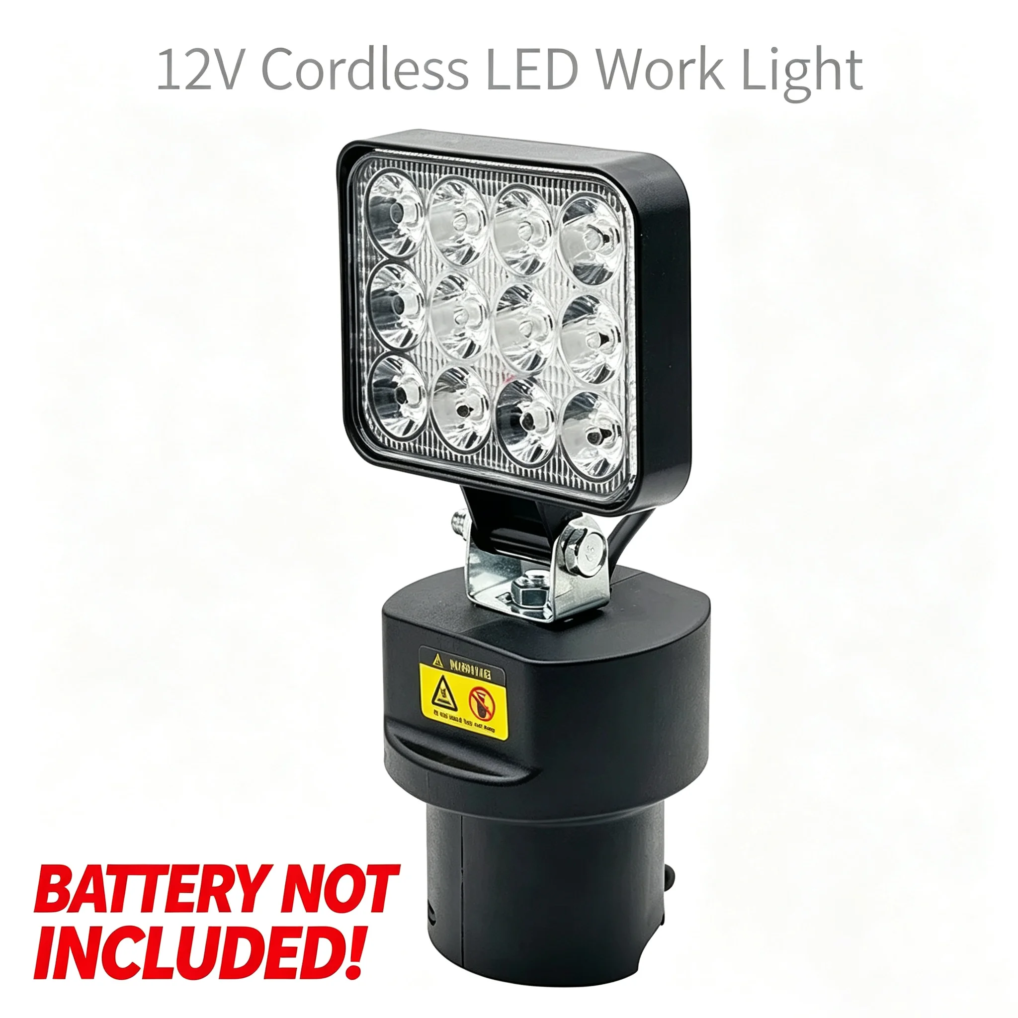 16 Beads Spotlight Portable LED Working Light Lamp Handheld Lanter for For Lomvum DeYun ZhiPu FuGe 12V BL1013B Lithium Battery
