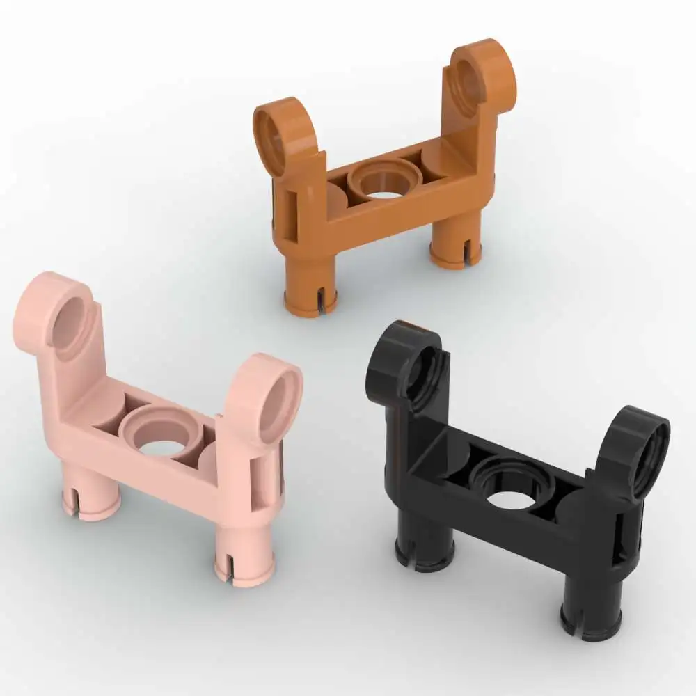 MOC 10PCS 48496 Joint Smooth Double With 2 Pins 4238840 Brick Pin Connector Toggle Building Blocks Fun Idea Toy Adults Gift