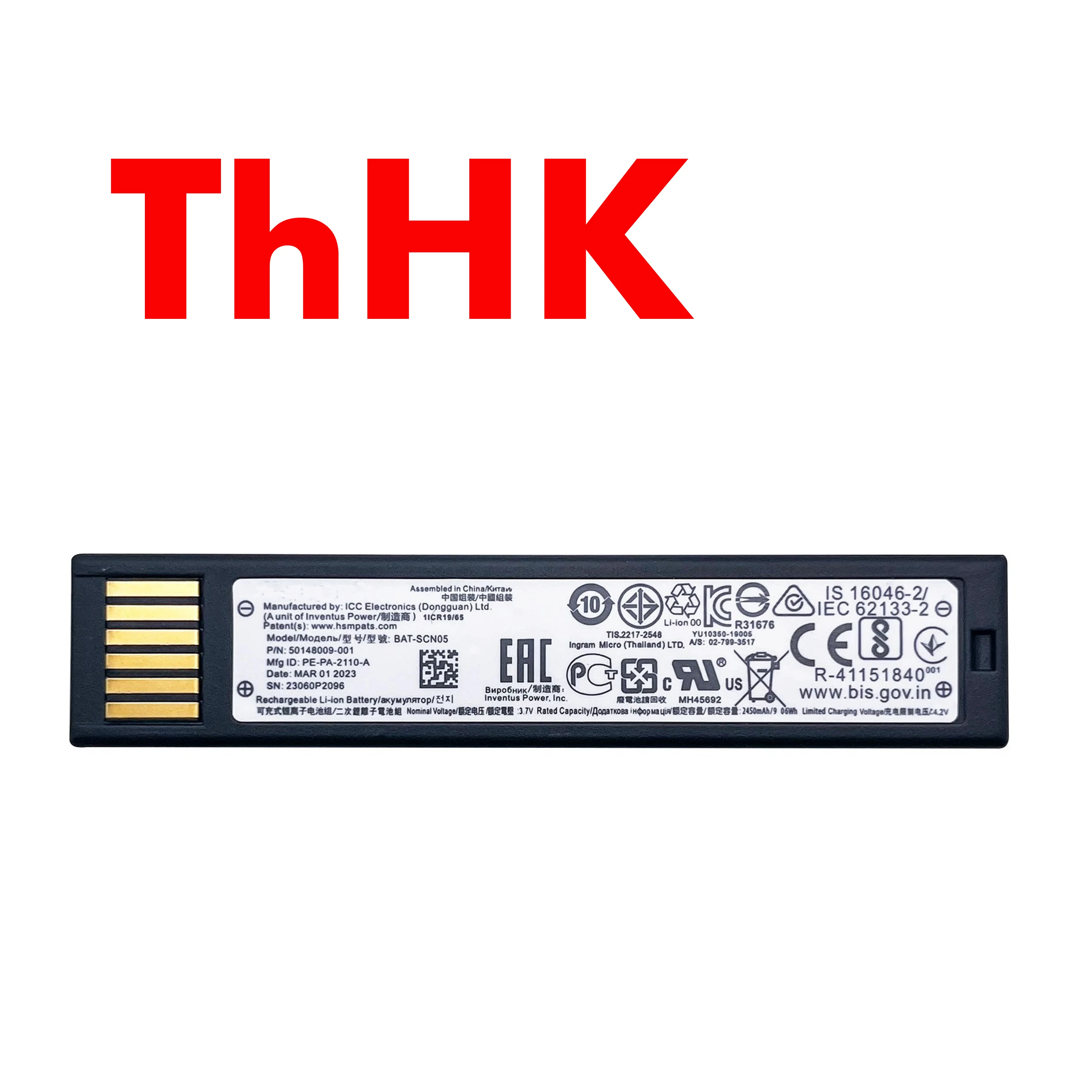 Genuine Original 2450mAh BAT-SCN05 Battery For Honeywell Granit XP 1990iSR Xenon XP 1952 1902GHD 1952GRS-2-31886 50148009-001