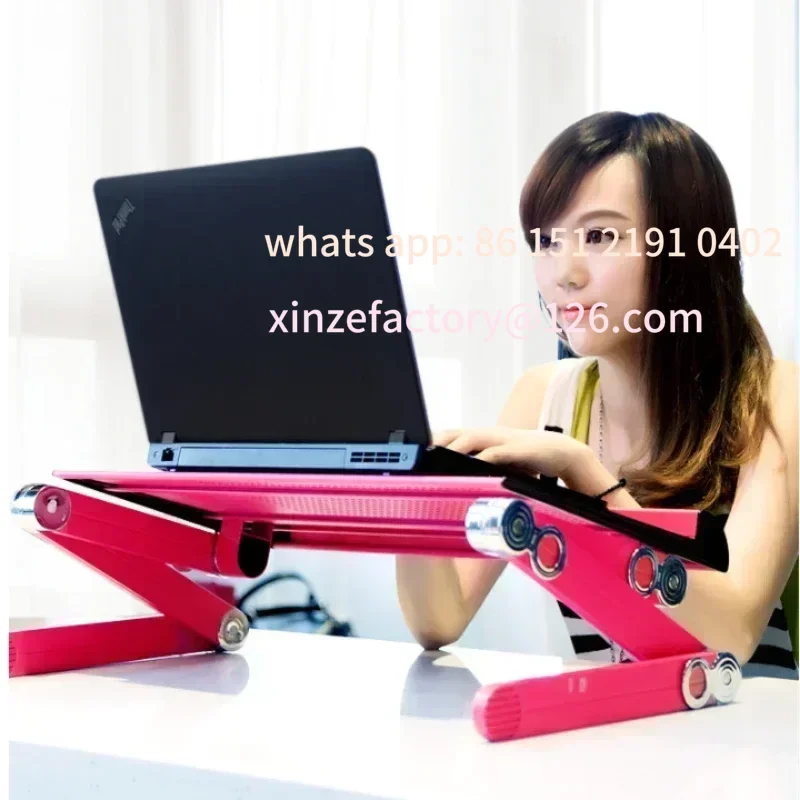 

Customizable laptop Tray with Folding Design,Portable Lifting Table for PC Notebook,Multi-Angle Workstation for H