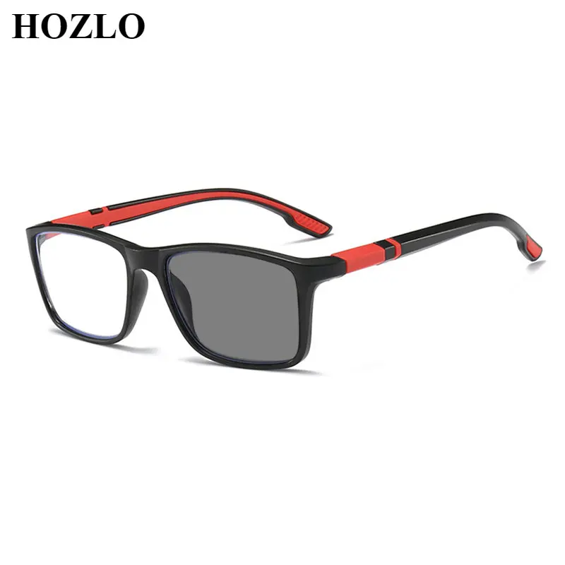 

Men Rectangle Photochromic Reading Sunglasses Women Presbyopic Dark Glasses Old Man Hyperopia Spectacles Out Door Custom Lens