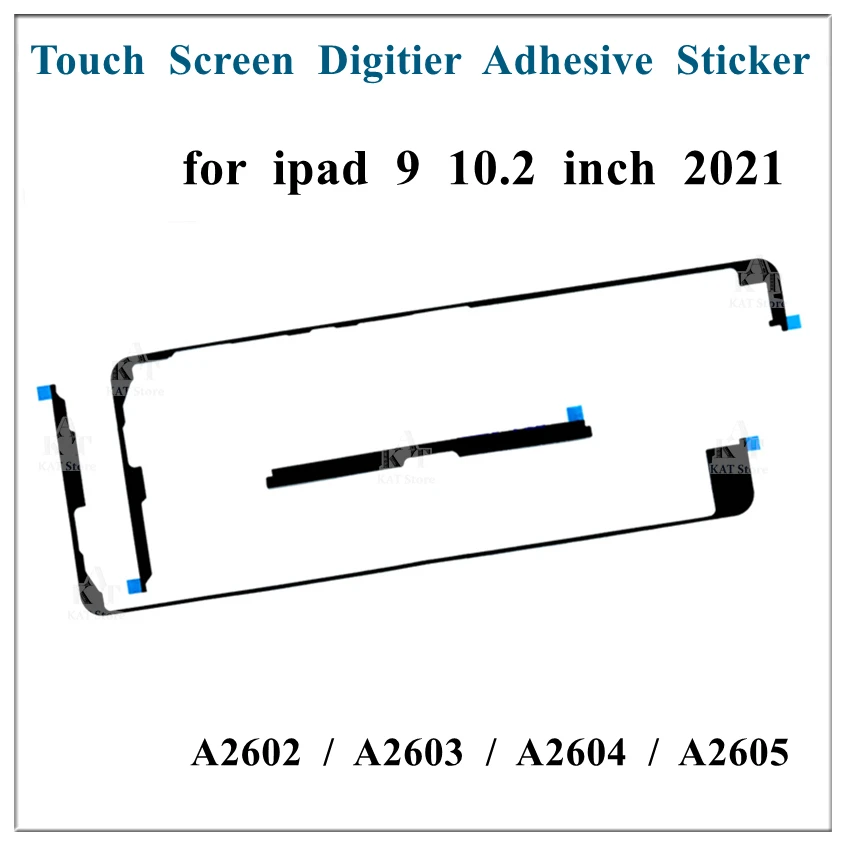 1Pcs OEM Touch Screen Digitizer Adhesive Tape Strip Replacement For iPad 9 2021 10.2 Inch A2602 A2603 A2605 9th Gen Glue Sticker