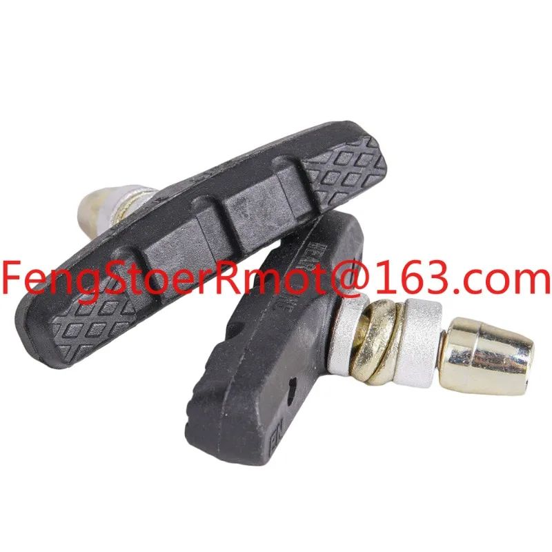 

1 пара MTB горного велосипеда, дорожного велосипеда, велосипедного торможения, V-тормозные колодки, держатели блоков, прочные резиновые туфли 65 мм