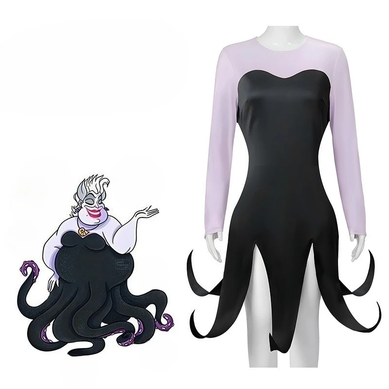 La Sirenita Ursula ‌ Disfraces de Cosplay, Disfraces de Personajes de Películas, Disfraces para Fiestas de Halloween, Ropa de Actuación para Adultos