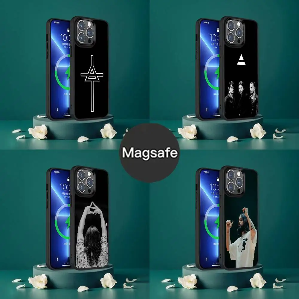 

Чехол для телефона 30 Second To Mars 30 STM для iPhone 17,16,15,14,13,12,11, Pro, Max, Plus, Mini, SE4, E с магнитной беспроводной зарядкой Magsafe