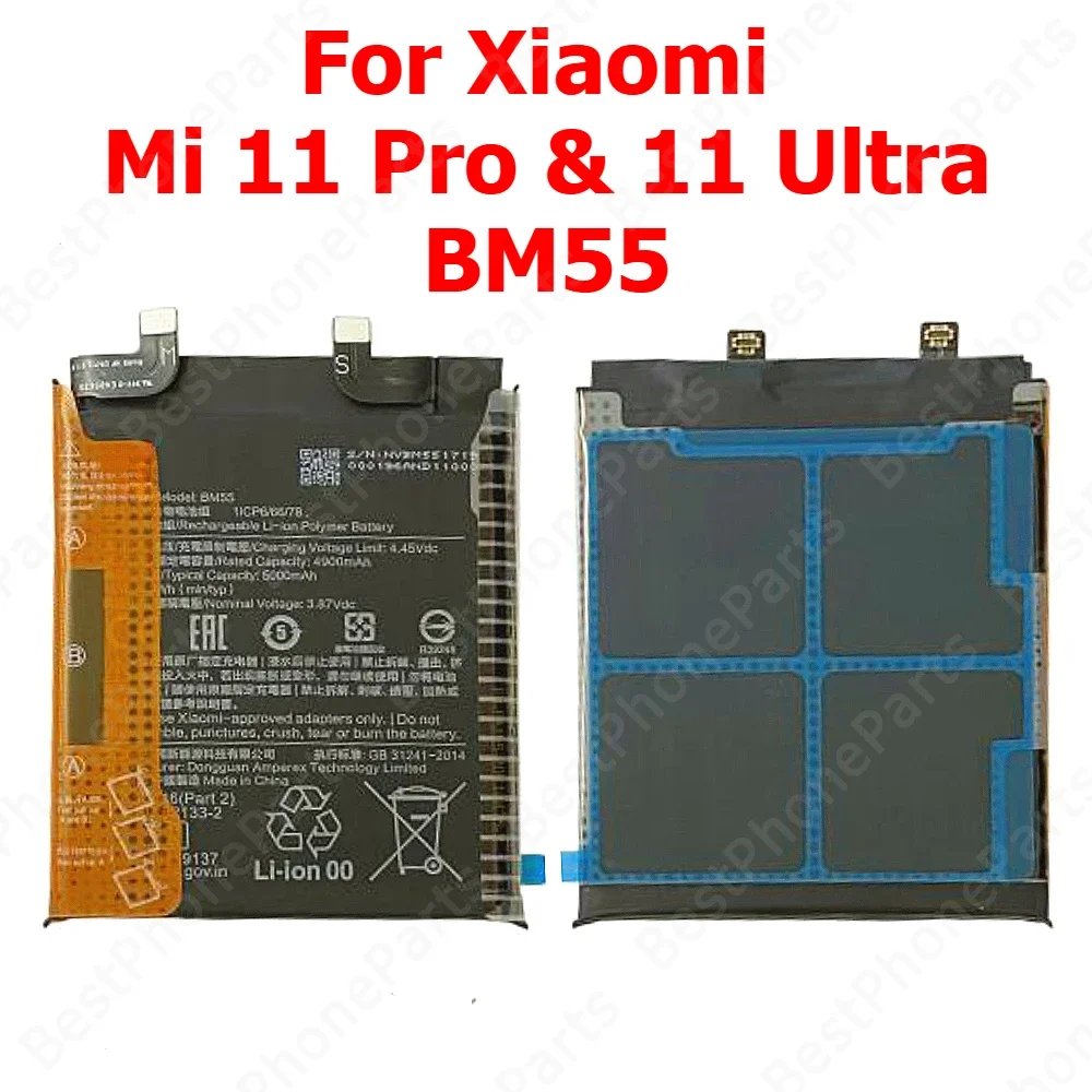 Battery For Xiaomi Mi 11 Lite 5G 11i 11T Pro Ultra BM58 BM59 BM4X