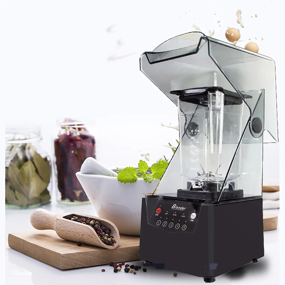 

Soundproof Multifunctional Commercial Electric Mixer Fresh Fruit High Speed Juice Blender heavy smoothie blenders