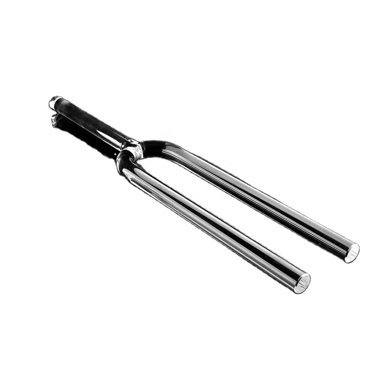 

Premium Quality Transparent Quartz Crystal Tuning Fork Popular Glass Music Instrument